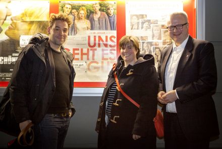 "v.l.n.r. Henri Steinmetz, Andrea Schütte, Dr. Thomas Schäfer. Foto-Credit: Dagmar Rittner"