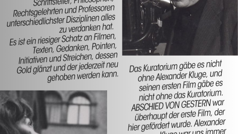 Zum Tod von Alexander Kluge